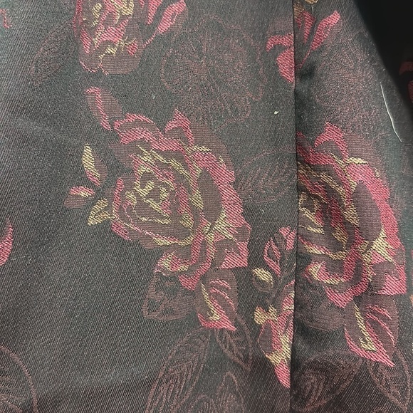 WHBM White House Black Market Floral Black Modest Work Professional Skirt‎ - Picture 7 of 7